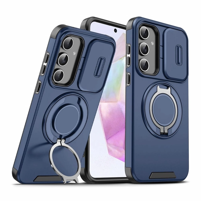 Torbica CamShield Ring stand za Samsung A376B Galaxy A37 5G plava