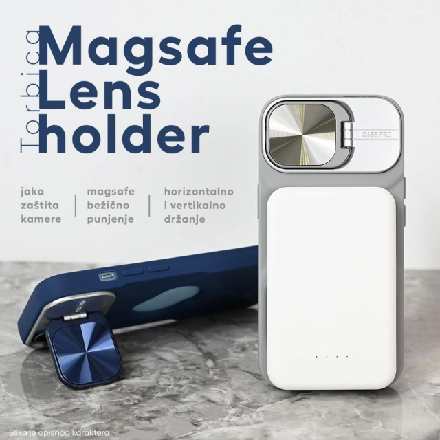 Torbica Magsafe Lens holder za iPhone 11 6.1 siva