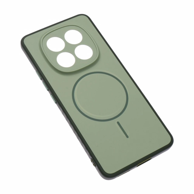 Torbica Magsafe Matte Line za Xiaomi Redmi Note 15 5G zelena