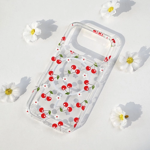 Torbica Print Magsafe za iPhone 17 Pro 6.3 Cute Cherries