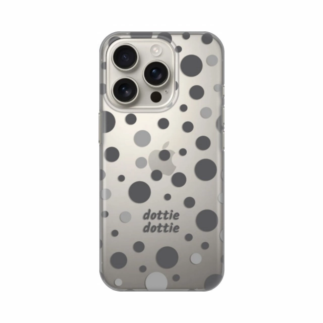 Torbica Silikonska Print Skin za iPhone 16 Pro 6.3 Dottie Dottie Gray
