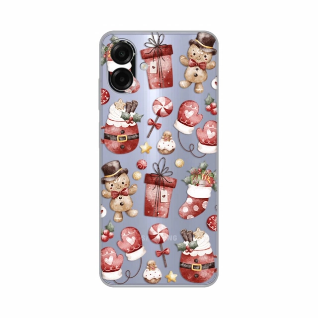 Torbica Silikonska Print Skin za Samsung A075F Galaxy A07 Cozy Christmas