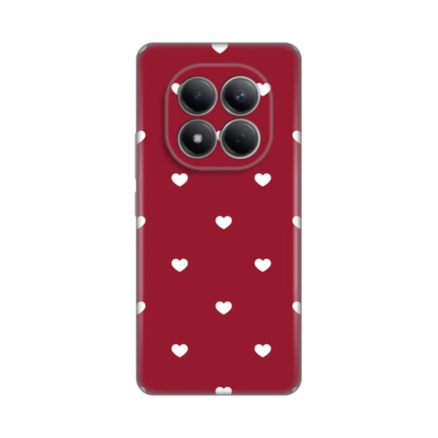 Torbica Silikonska Print Skin za Xiaomi Redmi Note 15 Pro 4G Burgundy Hearts