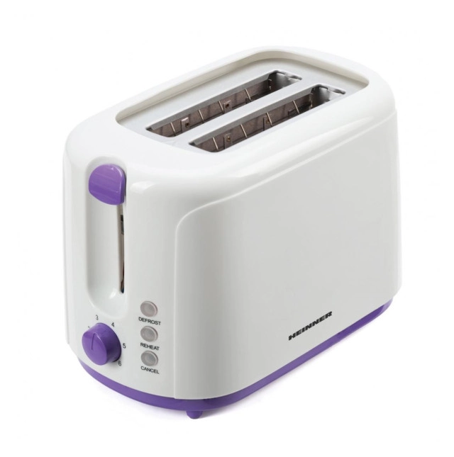 Toster HEINNER TP-750UV 750W/6 nivoa/belo-ljubičasto