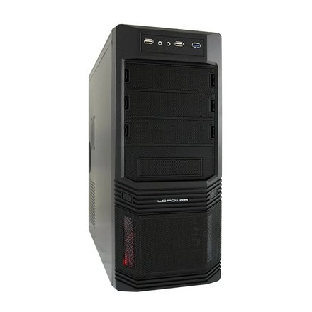 TOWER LC Power Pro-Line PRO-925B 600W-12 USB3.0 Black