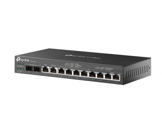 TP-LINK ER7212PC 3U1 kontroler+VPN Firewall ruter+Poe switch 