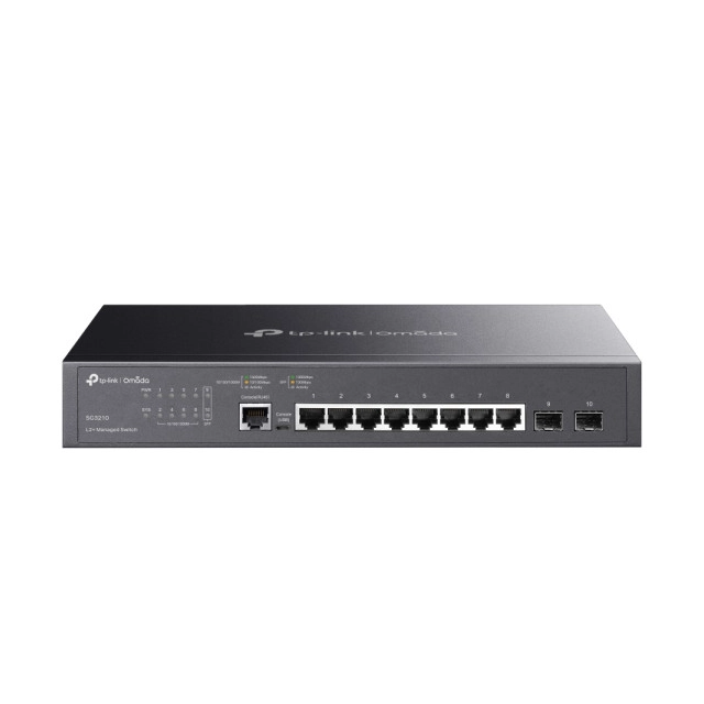 TP-LINK SG3210(UN) Omada 8-Port Gigabit L2+ Upravljivi Switch sa 2 SFP Slots 