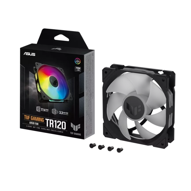 TUF GAMING TR120 ARGB BLACK EDITION ventilator