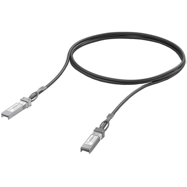 Ubiquiti cable UACC-DAC-SFP10-1M SFP+ direct attach cable available in multiple lengths.