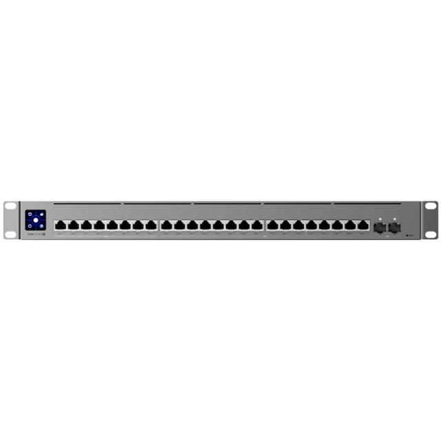 Ubiquiti Layer 3 Etherlighting USW-Pro-XG-24-PoE-EU (16) 10 GbE, (8) 2.5 GbE, and (2) 25G SFP28 ports