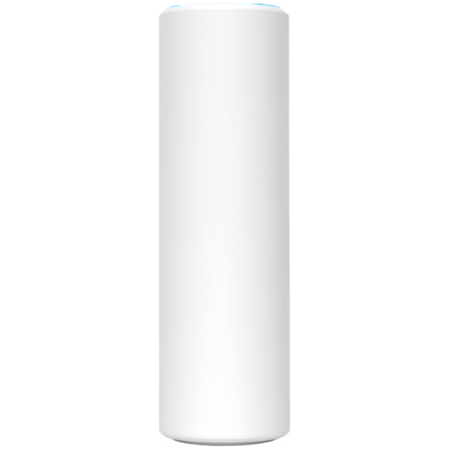 UBIQUITI U6 Mesh, WiFi 6, 6 spatial streams, 140 m² (1,500 ft²) coverage, 300+ connected devices, Powered using PoE, GbE uplink, Versatile tabletop, wall, and pole mounting, Weatherproof (outdoor exposed).
