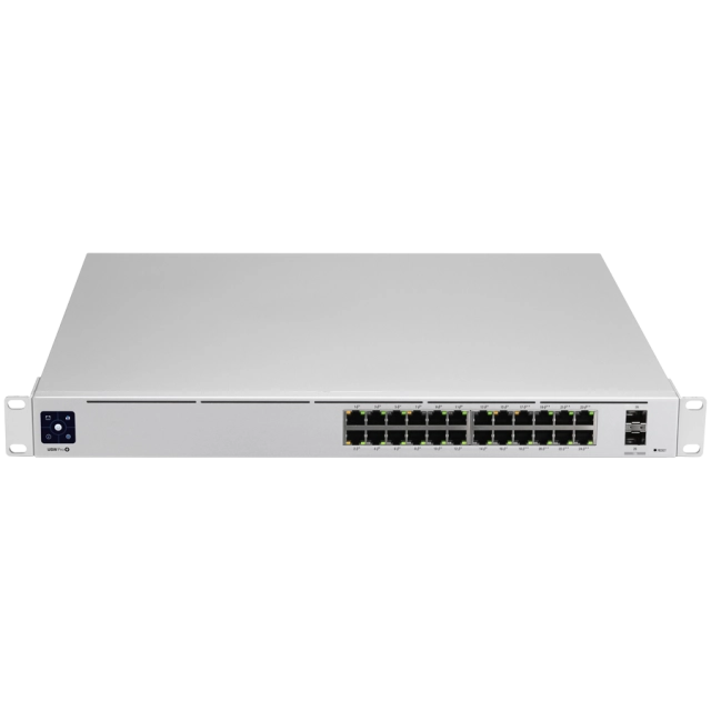 Ubiquiti USW-Pro-24-POE-EU configurable Gigabit Layer2 and Layer3 switch with auto-sensing 802.3at PoE+ and 802.3bt PoE++