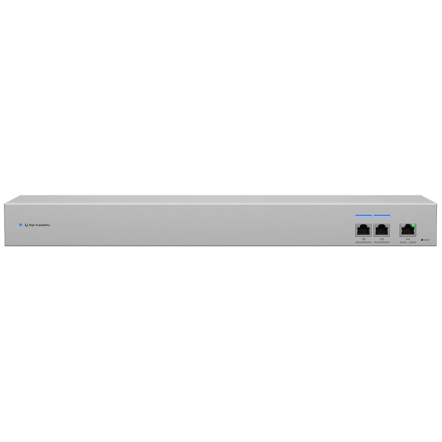 Ubiquiti WAN Switch USW-WAN-EU 10G SFP+ linking two Shadow Mode High Availability UniFi Gateways to a single ISP