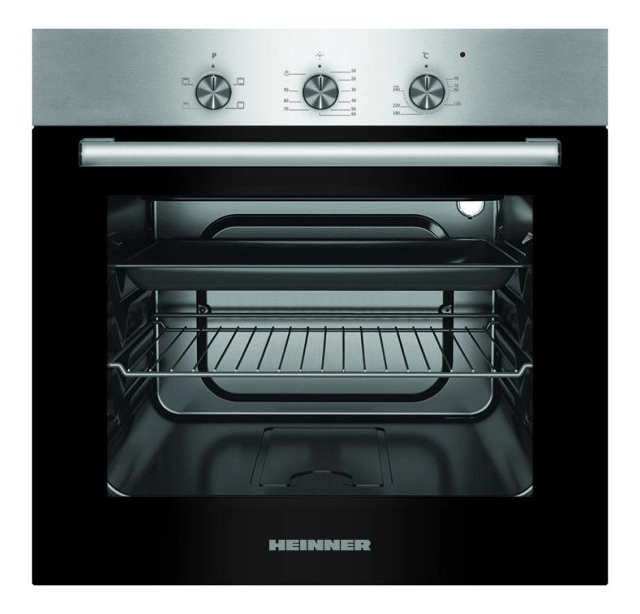 Ugradna rerna HEINNER HBO-S624LTG-IX 62l/mehanicka/inox
