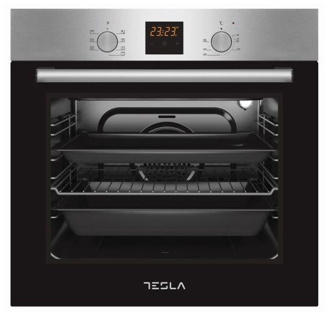 Tesla WG Ugradna rerna TESLA BO800SX ventilatorska/60L/mehanicka/inox