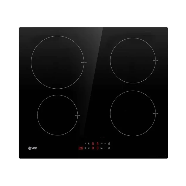 Ugradna staklo-keramička indukciona ploča VOX EBI 440 B/4 zone/senzorska kontrola na dodir/crna