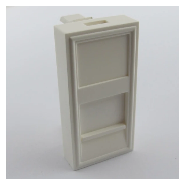 Netiks Uložak 45 x 22.5mm (1M) sa 1 slotom za keystone module sa zastorom ravan (FPK1-1M-01 / FA-644-1SP)