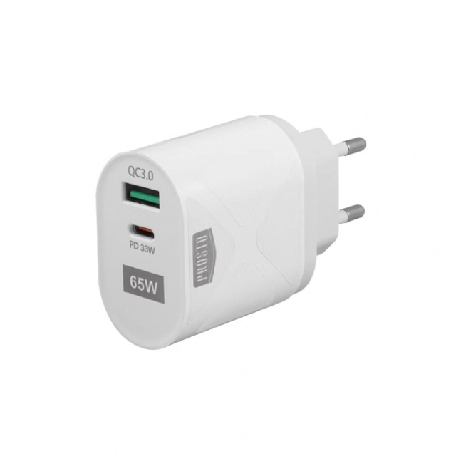 Univerzalni brzi PD punjač 1xUSB-C/PD + 1xUSBA/QC3 USBP389