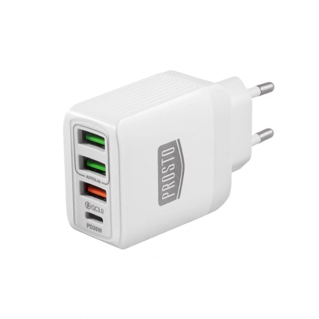 Univerzalni brzi punjač 1xPD TYPE-C+1xQC+2xUSB USBP388