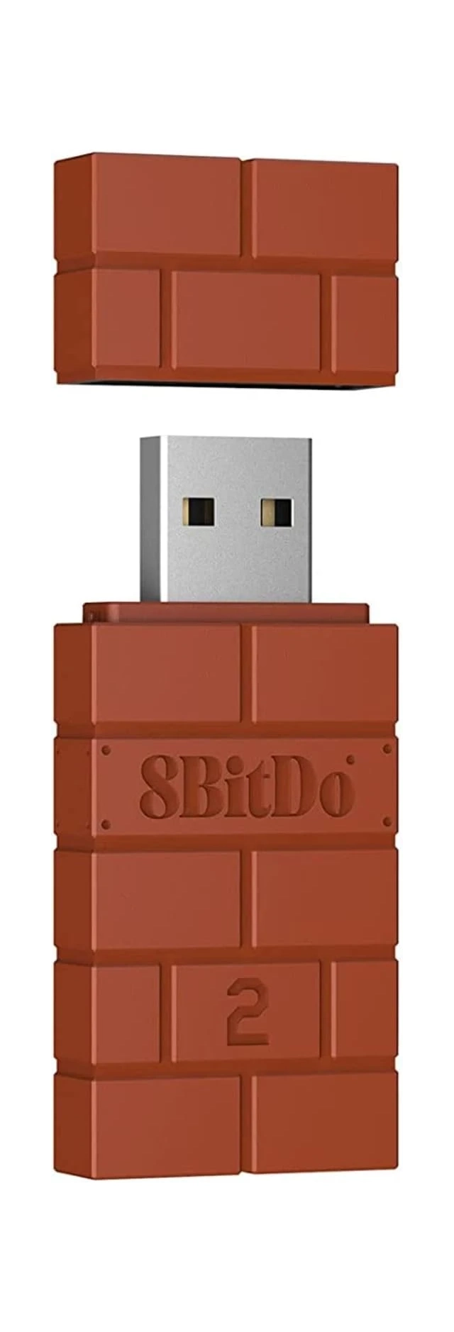 Univerzalni gamepad adapter 8BitDo USB Wireless Adapter 2 PC/PS/Mac/Xbox/Switch/Android brick