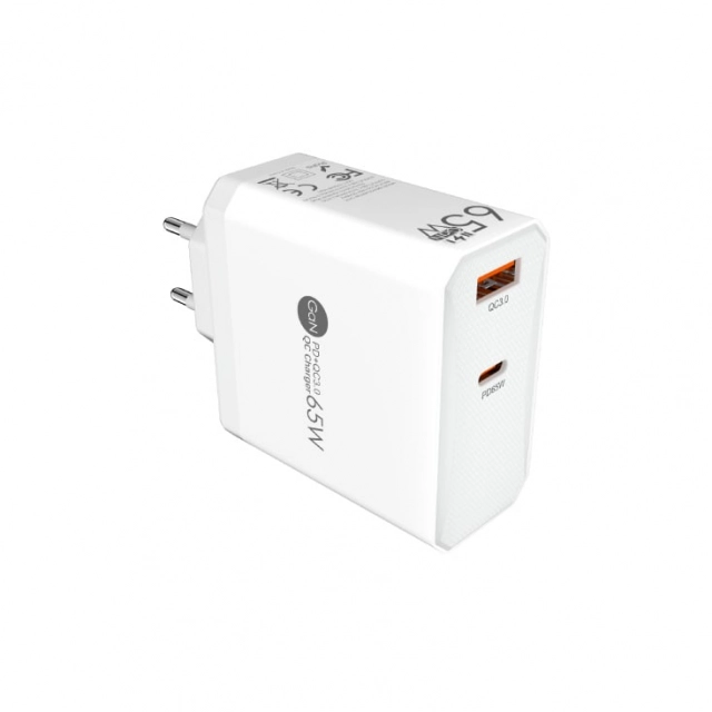 Univerzalni USB brzi punjač 65W USB-C PD+USB-A QC 3.0 USBP379
