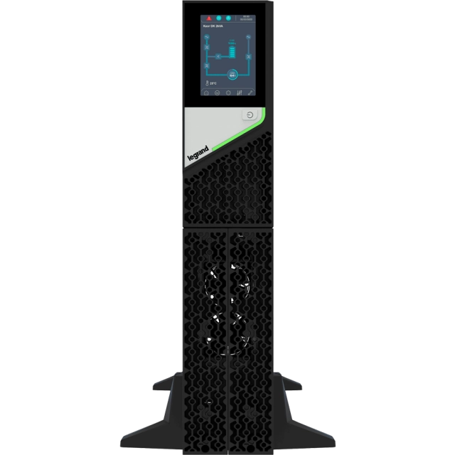 UPS Legrand KEOR DK Tower/Rack, 1000VA/1000W, On Line Double Conversion, Sinusoidal, PFC, USB & RS232 port, 6 x IEC C13, batteries 3x 12V, 7.2Ah (Optional Kit Rack 310952, SNMP card , Battery Extension 2U 311360)