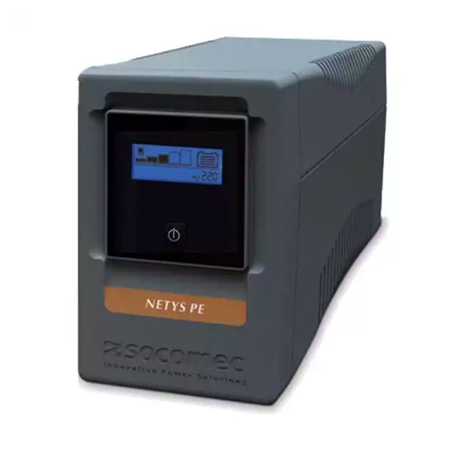 UPS Socomec NeTYS PE 1500VA/900W 230V 50/60Hz AVR, Step wave, LCD displej, RJ45, 1xUSB