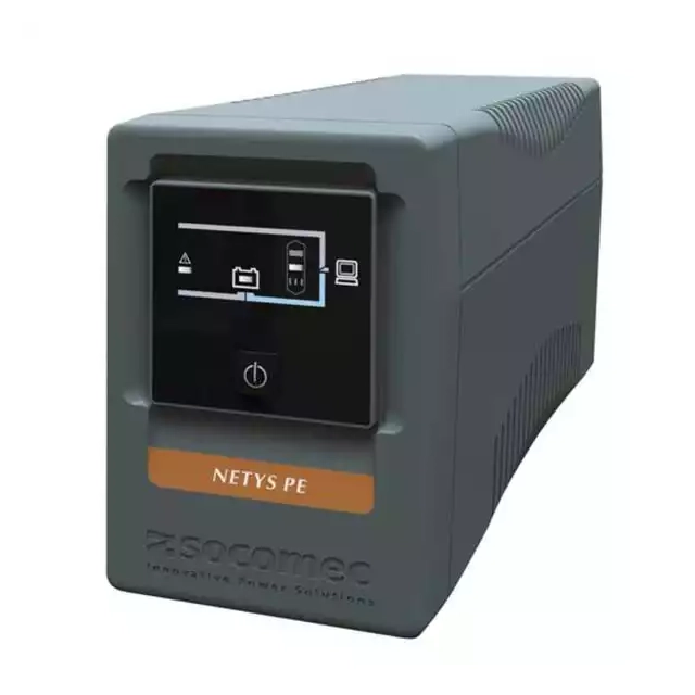 UPS Socomec NeTYS PE 650VA/360W 230V 50/60Hz AVR, Step wave, RJ45, 1xUSB