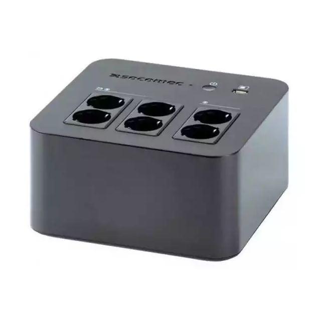 UPS Socomec NeTYS PL 600VA/360W 230V 50/60Hz Step wave, 4+2 šuko izlaz, 1xUSB, Crni