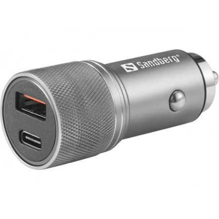USB auto punjač Sandberg USB/USB-C 48W 441-50