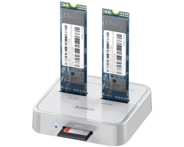USB Docking Station 2xM.2 (SATA i NVME) Maiwo K3016SD
