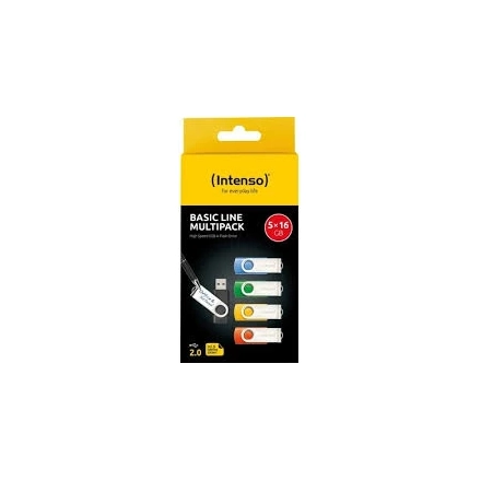 USB Flash Intenso 16GB Basic Line USB2.0 3503575 pakovanje 5kom.