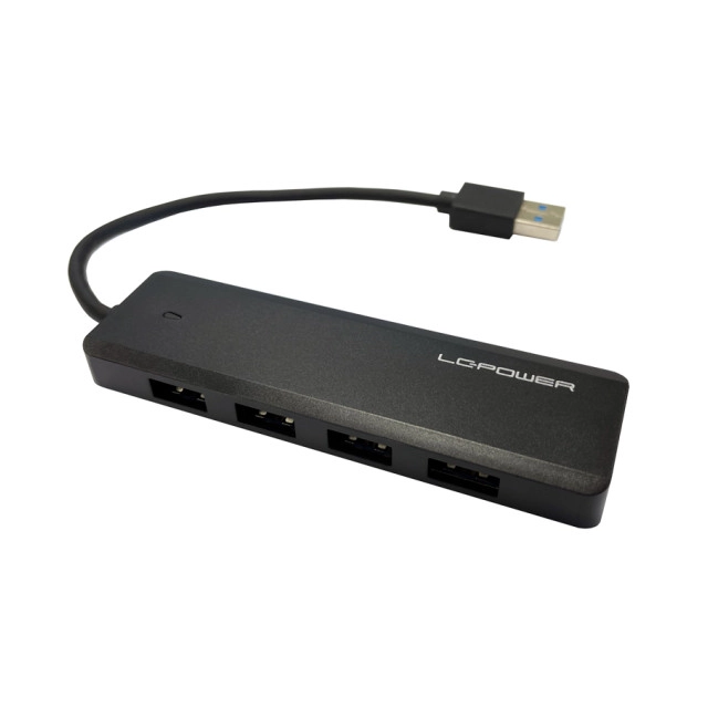 USB HUB LC Power LC-HUB-U3-4-V2 external USB3.2 Gen 1x1 HUB,4xUSB-A, 1xUSB-C,