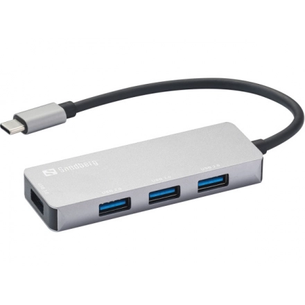 USB HUB Sandberg  336-32 USB-C na 1xUSB3.0+3x2.0 USB