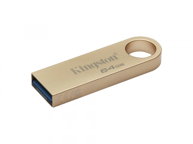 USB memorija KINGSTON DTSE9G3/64GB/DataTraveler/3.2/zlatna