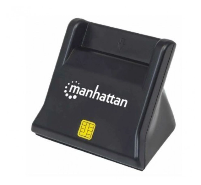 USB smart card reader Manhattan 102025, samostojeći