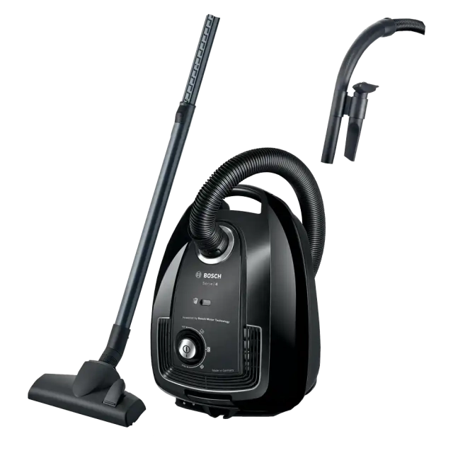 Usisivač Bosch BGB38BA1/snaga 600W/sa kesom/crni