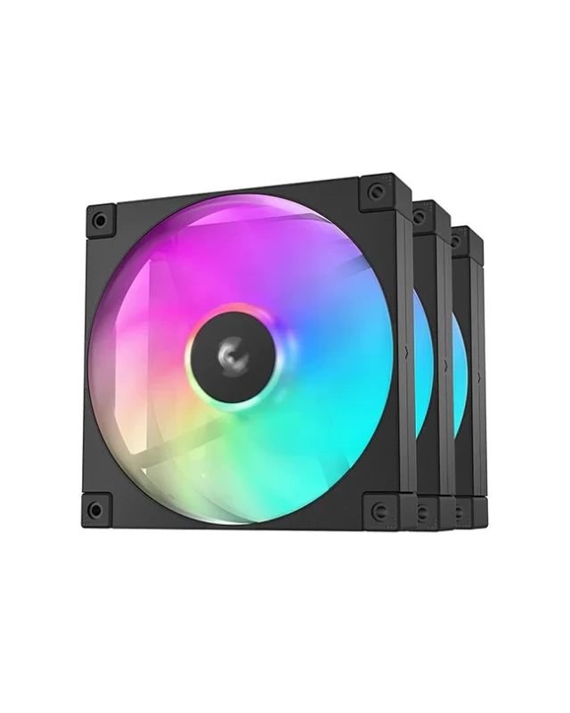 Ventilator 3-in-1 Pack DeepCool FD14AARGB Black, R-FD14-BKAPN3-G