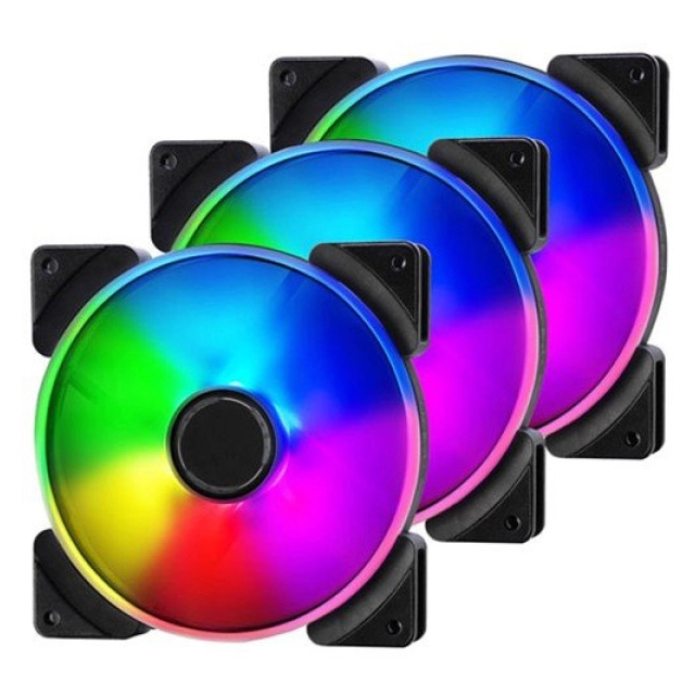 Ventilator  3-Pack Fractal Design Prisma AL-14 ARGB PWM, FD-FAN-PRI-AL14-PWM-3P