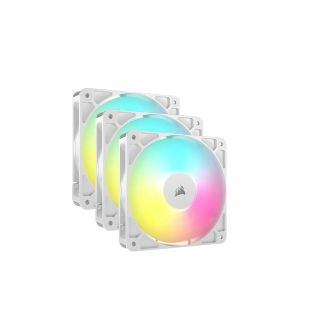 Ventilator CORSAIR RS120 ARGB/ 120mm ARGB Fan/Triple Pack/bela