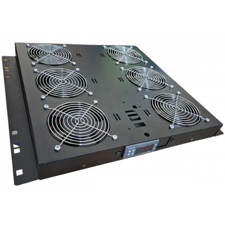 Ventilator panel sa 6 ventilatora sa digitalnim kontrolerom Mirsan MR.FAN6DT.01 Crni