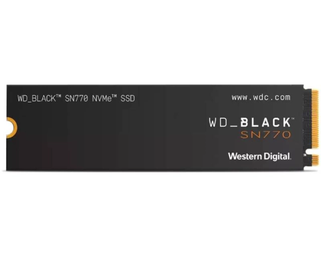 WD 250GB M.2 NVMe SSD Gen4 WDS250G3X0E SN770 Black 