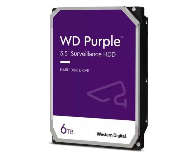 WD 6TB 3.5 inča SATA III 256MB IntelliPower WD64PURZ Purple hard disk