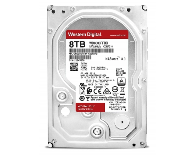 WD 8TB 3.5 inča SATA III 256MB 7.200rpm WD8003FFBX Red Pro outlet 