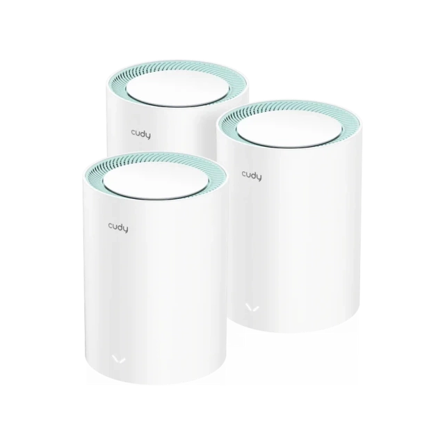 Whole Home Wi-Fi Gigabit  Mesh System Cudy M1300 AC1200 Dual Band(3-Pack)