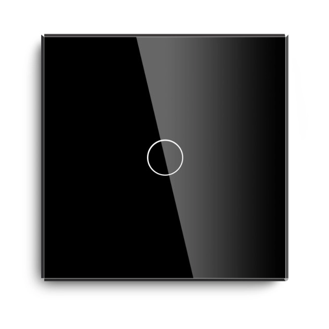 Exeshop Wi-Fi pametni prekidač 1G TUYA Crni (WIFI TOUCH SWITCH)