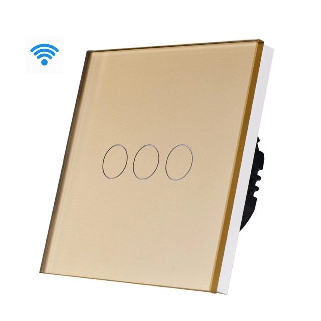 Wi-Fi pametni prekidač 3G TUYA Zlatni (WIFI TOUCH SWITCH)