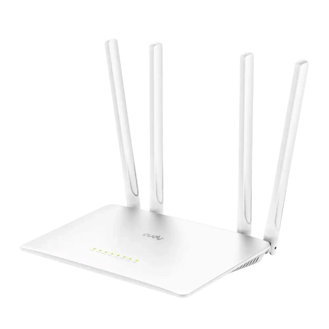 Wireless Router Cudy WR1200 AC1200/EXT4x5dBi/1WAN/4LAN/repeater/AP