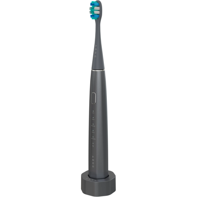 Aeno Wireless Tooth Brush, Grey, 3 Brush Heads, 1400mAh, Function: Soft, Clean, Massage, White, Sweep