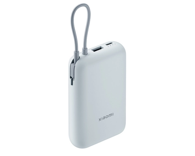 XIAOMI Power Bank 10000mAh (Integrated Cable) Ice Blue (BHR9073GL) 